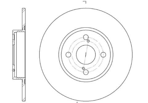 Диск тормозной G-brake  GR-01342