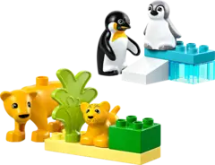 Конструктор LEGO Duplo 10941 Семейства диких животных: Пингвины и львы