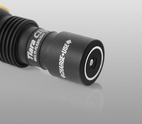 Мультифонарь светодиодный Armytek Tiara C1 Magnet USB+18350, 1050 лм, аккумулятор