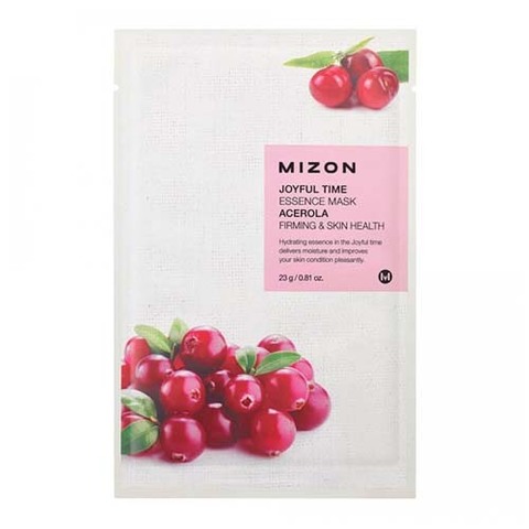 Mizon Joyful Time Essence Mask Acerola - Тканевая маска для лица с ягодами ацеролы