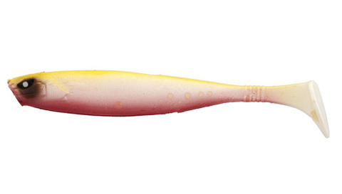 Виброхвост LUCKY JOHN Basara Soft Swim 3D, 6.0in (152 мм), цвет PG04, 3 шт.