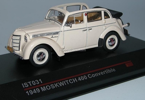 Moskvich-400-420A Cabrio beige 1949 IST031 IST Models 1:43