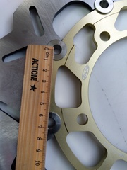 Передние тормозные диски ARASHI для Suzuki GSX-R 1300 R Hayabusa 08-11 \ золотые