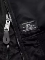 Бомбер Alpha Industries MA-1 Mod Black (Черный)