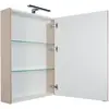 Aquanet 183984 Компл.1 - Зеркало Алвита 60 цв.капучино (183984)