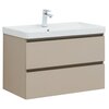 Aquanet 337943 Тумба Вега 2.0 80 2 ящ. цв.бежевый (337943)