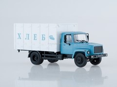 GAZ-3307 Van Bread blue-white 1:43 Our Trucks #4 (limited edition)
