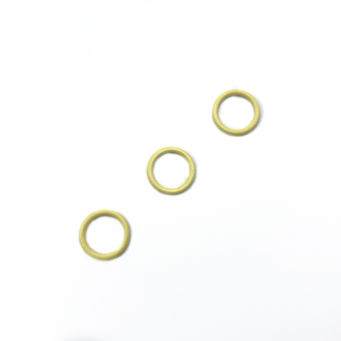 Кольцо для бретели желтое 10 мм