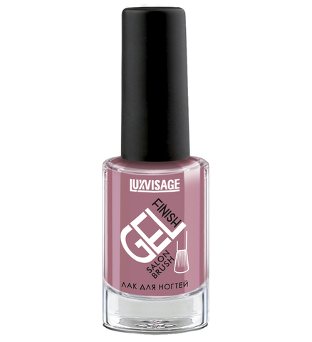 LuxVisage Лак для ногтей GEL finish тон 15 темно-розовый  9мл