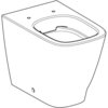 Напольный унитаз Geberit Smyle Square, приставной, закрытая форма, Rimfree: T=54см, Белый