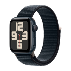 Умные часы Apple Watch SE 2 (2024) GPS, 40mm, Midnight Aluminium Case with Sport Loop, Ink (Темная ночь)