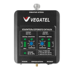 Готовый комплект усиления сотовой связи VEGATEL VT-900E/1800-kit (LED)