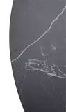 фото 8 Стол TERNI 120 MATT BLACK MARBLE SOLID CERAMIC Черный мрамор матовый, керамика /Черн.каркас, DISAUR на profcook.ru