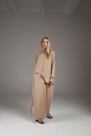 Double Dress Beige