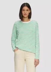 Полосатая рубашка из хлопкового джерси с длинными рукавами s.Oliver
