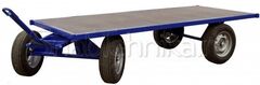 Тележка большегрузная с фанерным настилом БТ 3 Н 1250х3000 (3000 кг) на пневматических колесах 540 мм