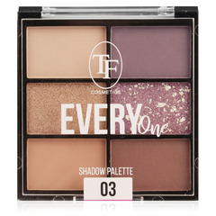 TF Палетка теней для век  6-ти цветная EVERY ONE тон 03 розовый CTE37