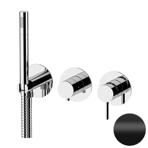 Remer Metrica MC97D3PNO Смеситель для душа, черный матовый