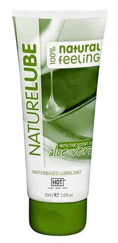 Смазка на водной основе с алоэ вера «NatureLube», 30 мл.