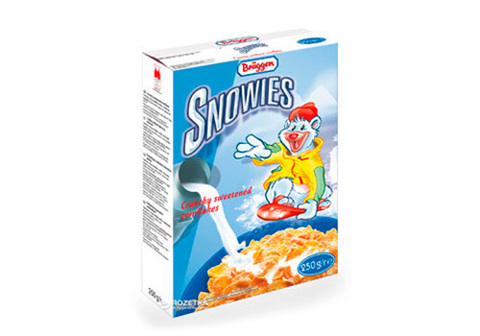 Хлопья Брюгген кукурузные сладкие Сноуис, 250г