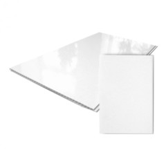 Панель ПВХ Белый лак (белый лёд) 0,25*2,7 м, 14212