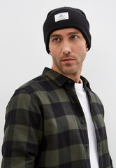 Шапка Alpha Industries Essential Beanie Black (Черная)