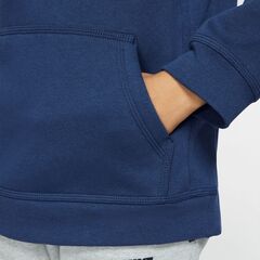 Детская теннисная толстовка Nike Sportswear Club PO Hoodie - midnight navy/white