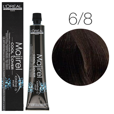 L'Oreal Professionnel Majirel Cool Cover 6.8 (Темный блондин мокка) - Краска для волос