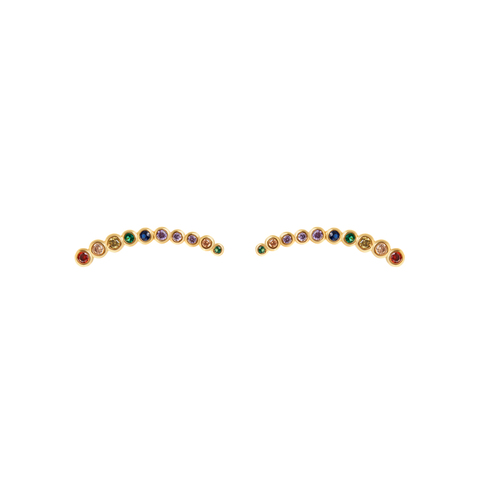 Multi Circle Line Earrings
