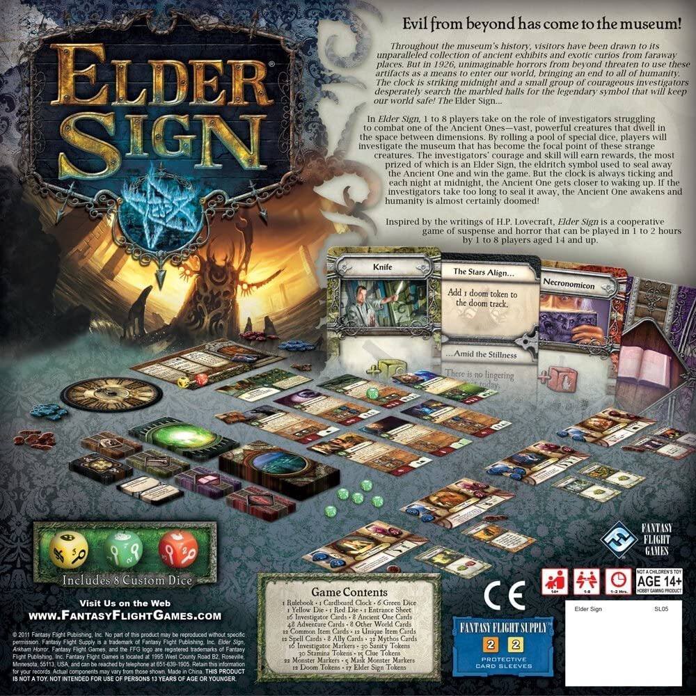 Elder Sign - купить по выгодной цене | Единорог - Настольные игры