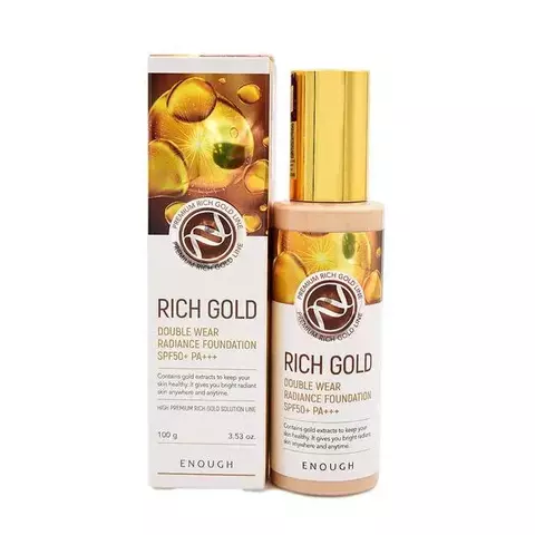 Enough Rich Gold Double Wear Radiance Foundation Основа тональная с золотом