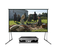 Экран Cinema S'OK серии Fast Folder SCPSFF-332x186FR 150'' 16:9 напольный, переносной, полотно White PVC, прямая проекция, черный кейс