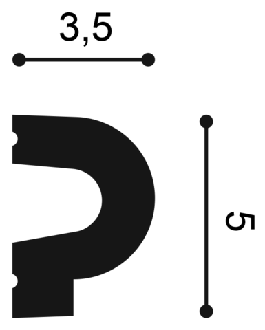 Молдинг P8060