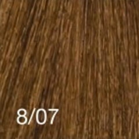 8/07 светлый блондин натуральный бежевый краситель для волос Lisap LK OPС 100 мл.