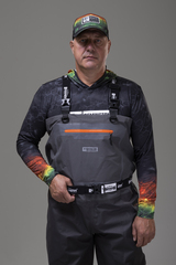 Демисезонные вейдерсы для рыбалки Remington Fishing with boots Royal Fish II Grey/Black на remingtonn.ru