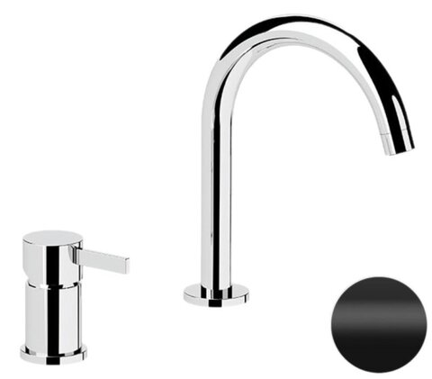 Remer Metrica MC57NO Смеситель для раковины, черный матовый