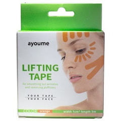 Ayoume Kinesiology Tape Roll Кинезио тейп для лица (оранжевый) 1см х 5м