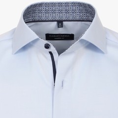 Сорочка мужская Casamoda Modern Fit 303524000-102 из голубого твила с отделкой