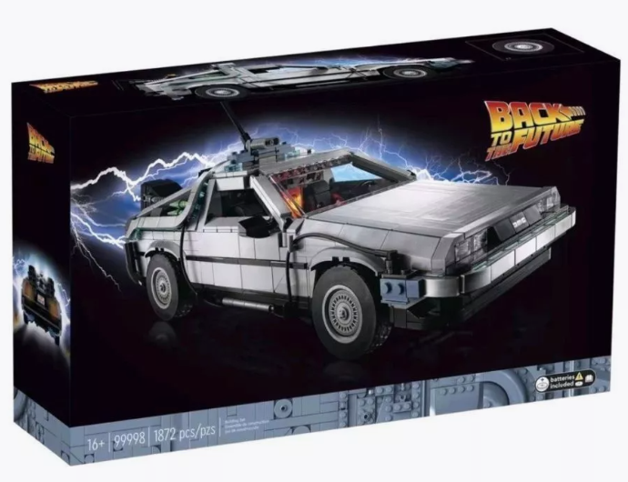 Конструктор Делореан Back to the Future 1872 детали