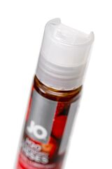 Лубрикант на водной основе с ароматом клубники JO Flavored Strawberry Kisses - 30 мл.