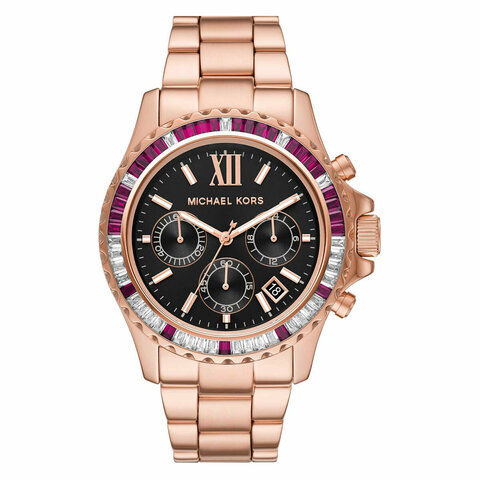 Наручные часы MICHAEL KORS MK6972 с хронографом, розовое золото