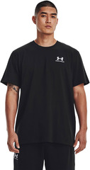 Футболка Under Armour UA Logo Emb Heavyweight SS черный - 2