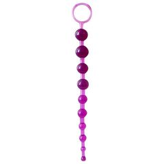 Фиолетовая анальная цепочка Anal stimulator - 26 см. - 
