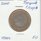 V0824 2010 Турция 1 лира