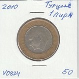 V0824 2010 Турция 1 лира