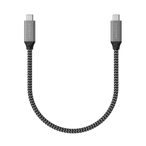 Кабель Satechi USB 4 25 см, USB-C to USB-C, серый космос