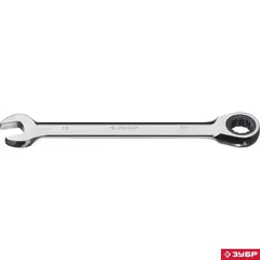 ЗУБР 13 мм, комбинированный трещоточный гаечный ключ,Профессионал(27074-13)