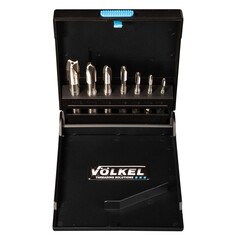 Набор метчиков машинных M3 -M12 HSSE DIN371/376 (B/4-5P) 7пр Volkel 47853