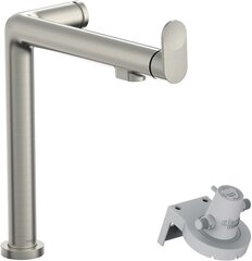 Hansgrohe Aqittura M91 76804800 Смеситель для кухни высокий с фильтрацией воды (нержавеющая сталь) фото