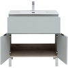 Aquanet 277552 Тумба Алвита new 80 напольная 1 ящ., 2 дв. цв.серый (277552)